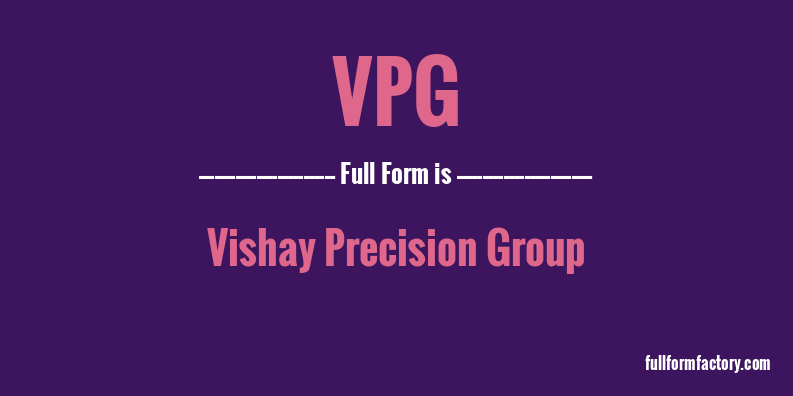 vpg-full-form