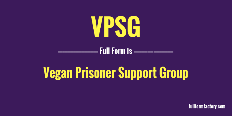 vpsg-full-form