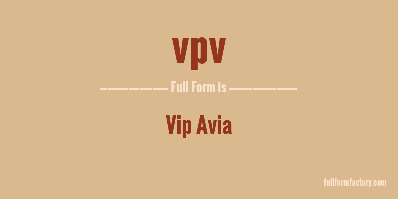 vpv-full-form