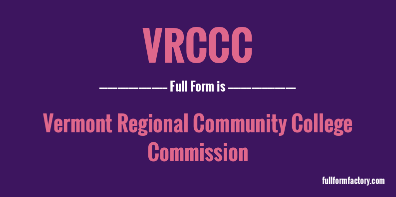 vrccc-full-form