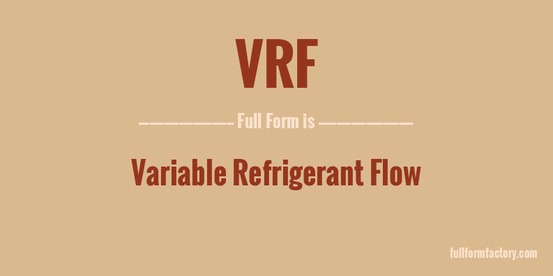 vrf-full-form