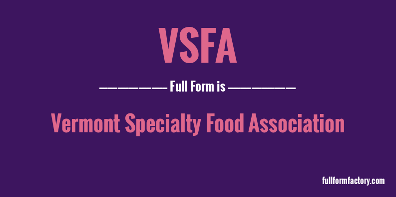 vsfa-full-form