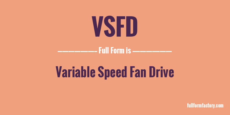 vsfd-full-form