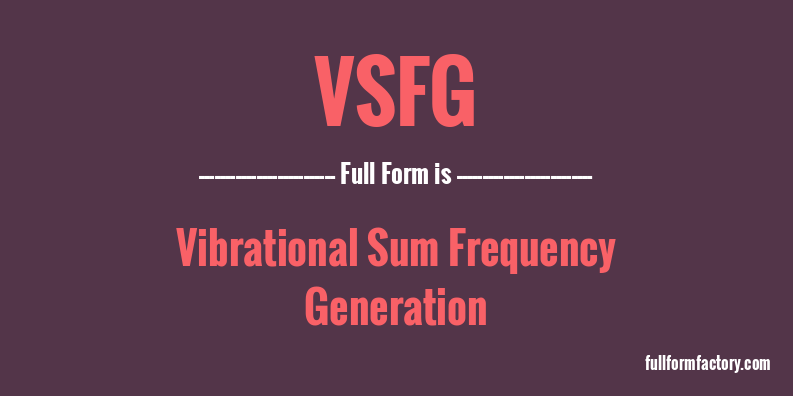 vsfg-full-form