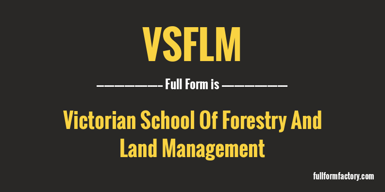 vsflm-full-form