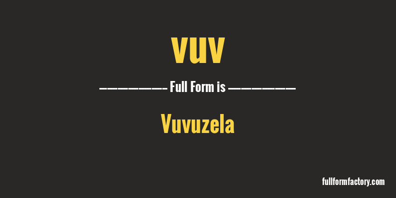 vuv-full-form