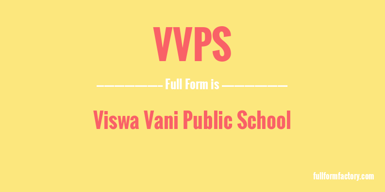 vvps-full-form