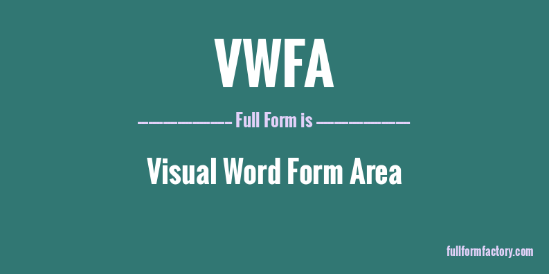vwfa-full-form