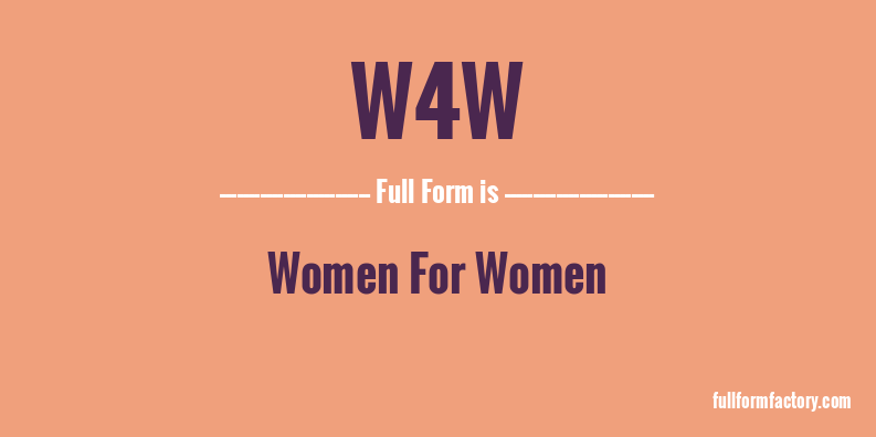 w4w-full-form