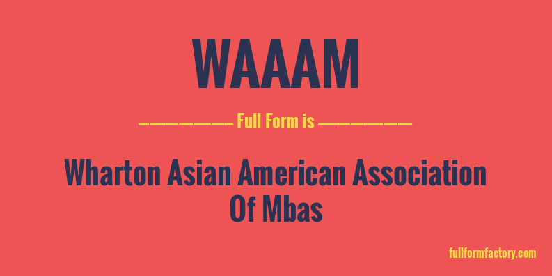 waaam-full-form