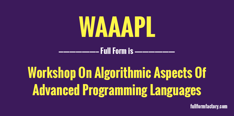 waaapl-full-form