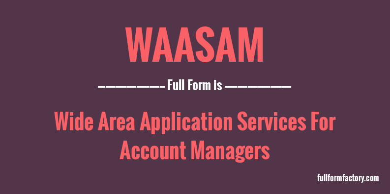 waasam-full-form