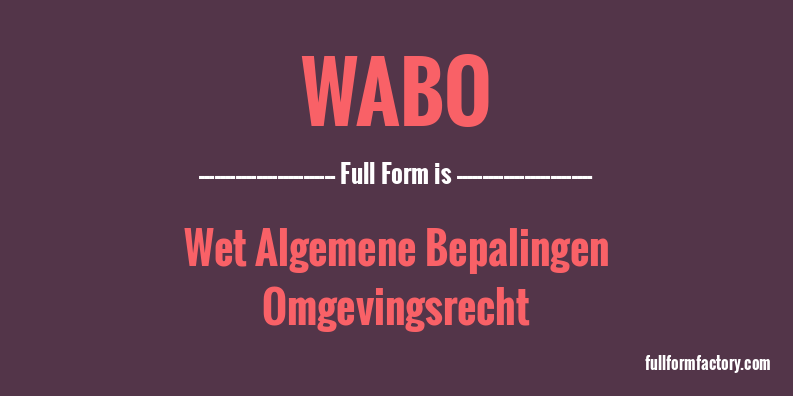 wabo-full-form