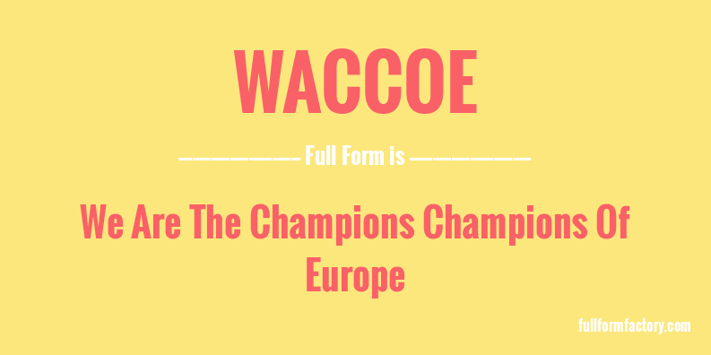 waccoe-full-form