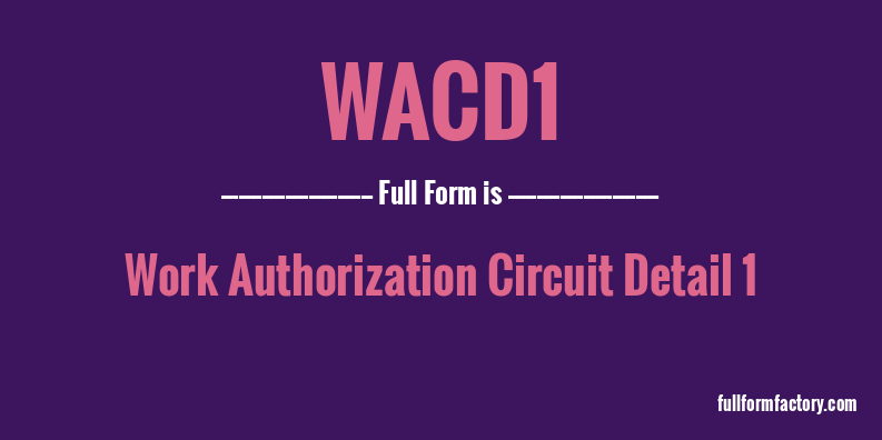 wacd1-full-form