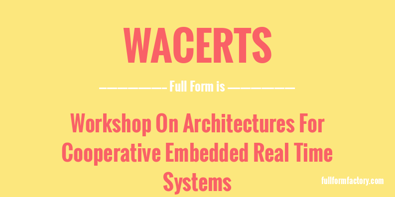 wacerts-full-form