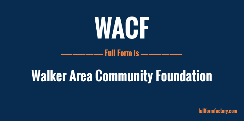 wacf-full-form