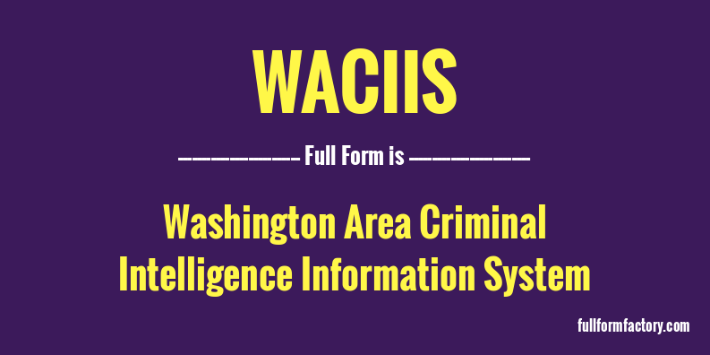 waciis-full-form