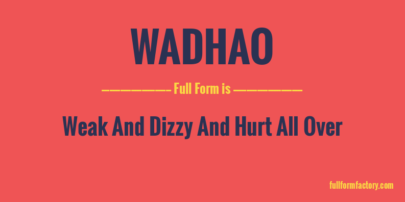 wadhao-full-form