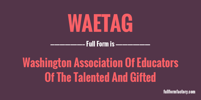 waetag-full-form