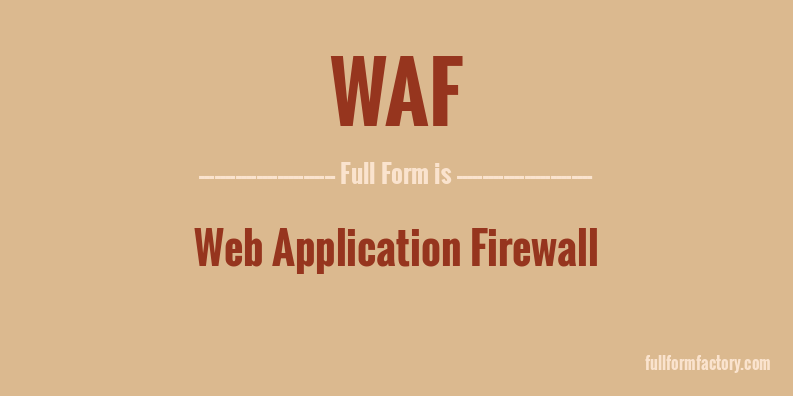 waf-full-form