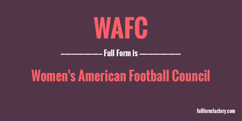 wafc-full-form