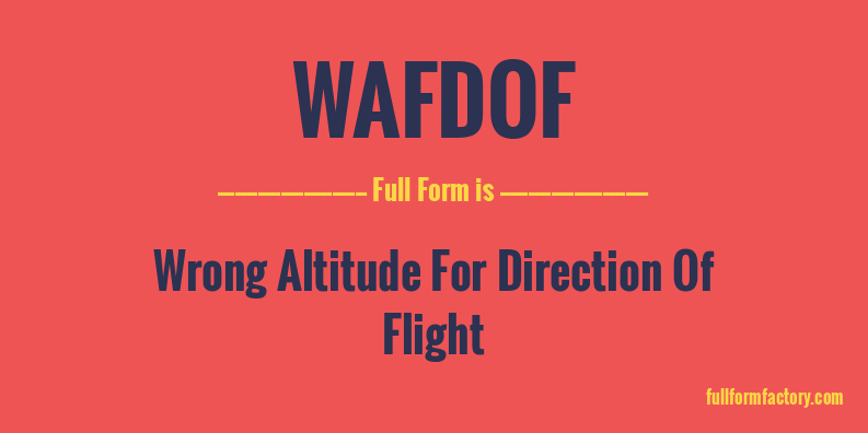 wafdof-full-form