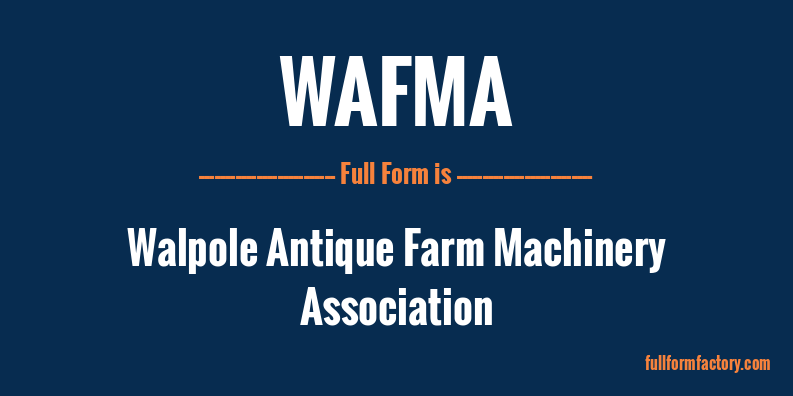 wafma-full-form