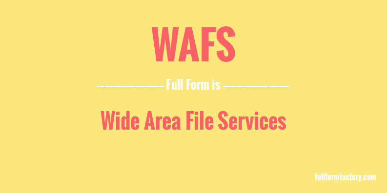 wafs-full-form