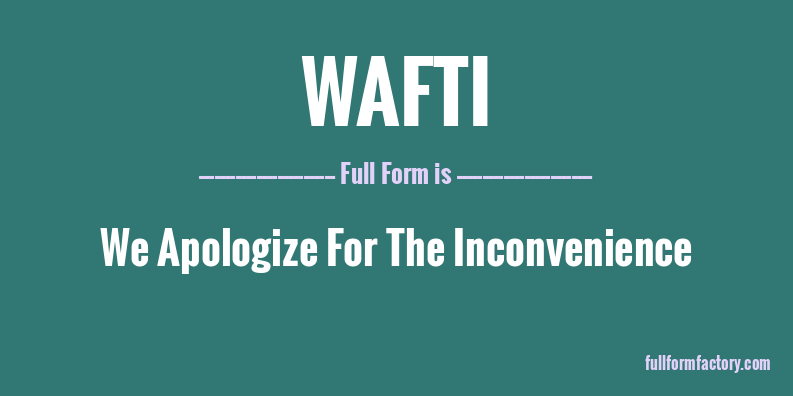 wafti-full-form
