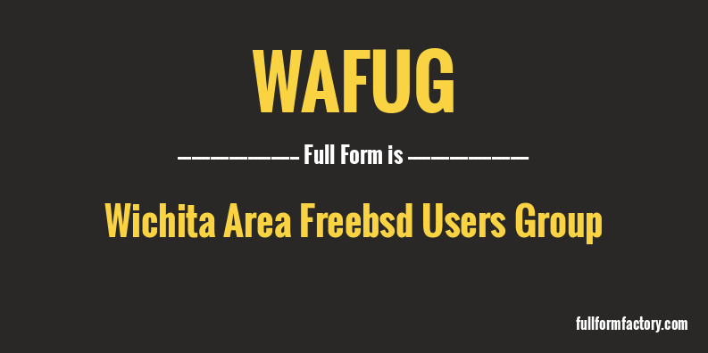 wafug-full-form
