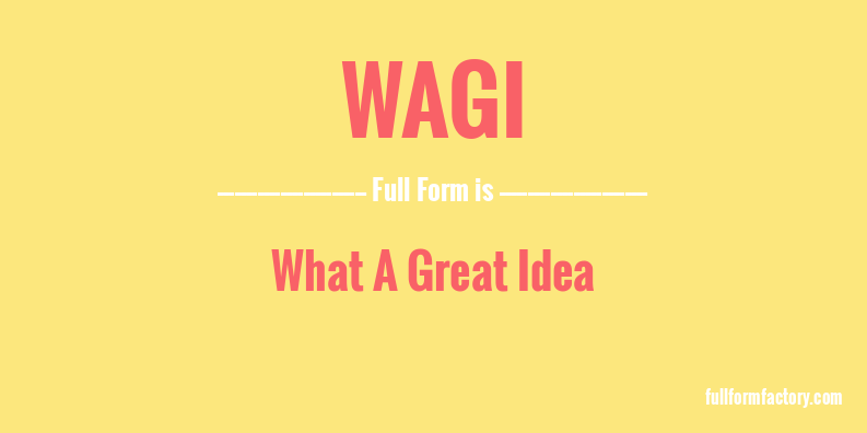 wagi-full-form