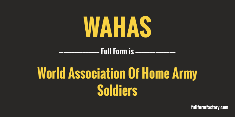 wahas-full-form