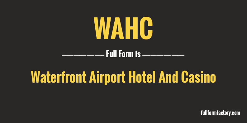 wahc-full-form