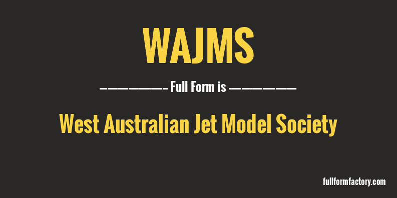 wajms-full-form