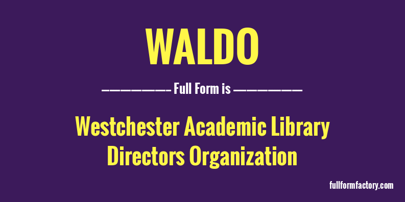 waldo-full-form