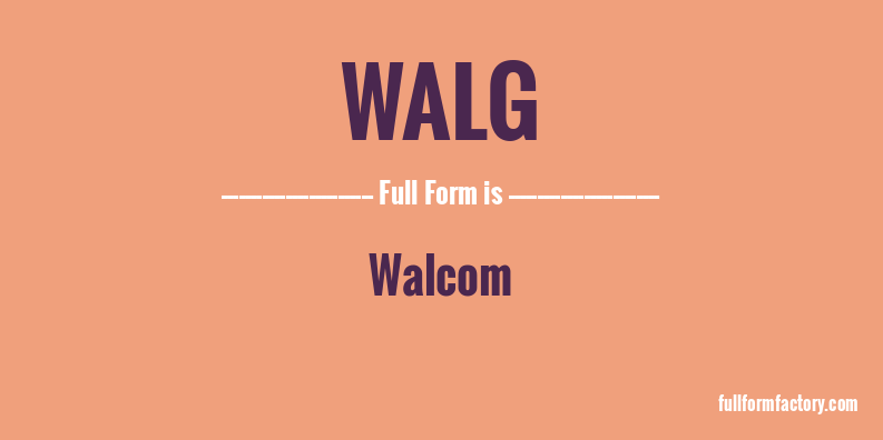 walg-full-form
