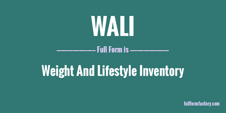 wali-full-form
