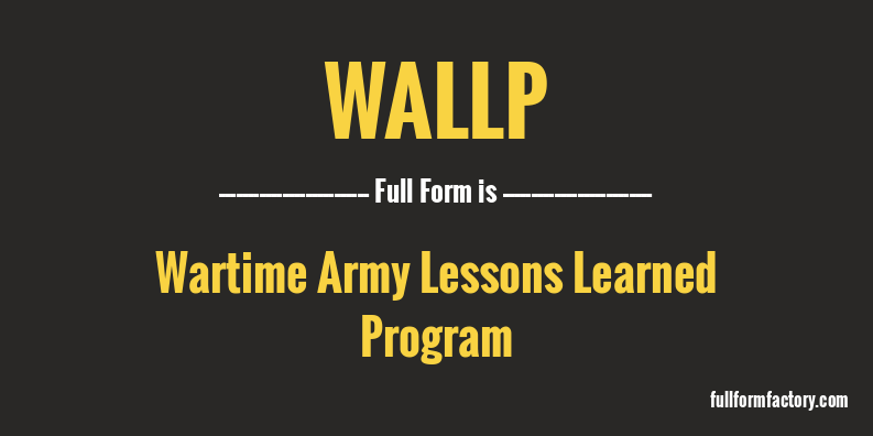 wallp-full-form