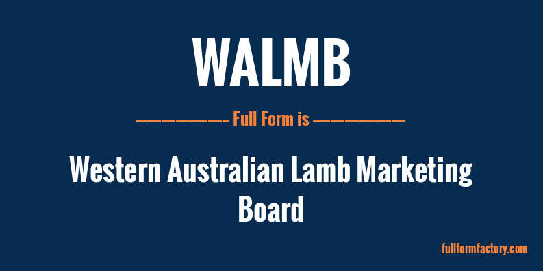 walmb-full-form