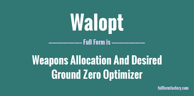 walopt-full-form