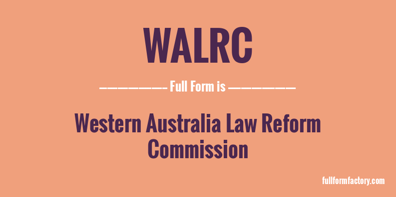 walrc-full-form