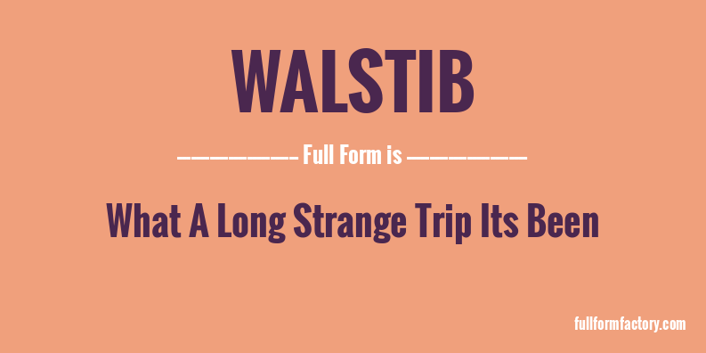 walstib-full-form