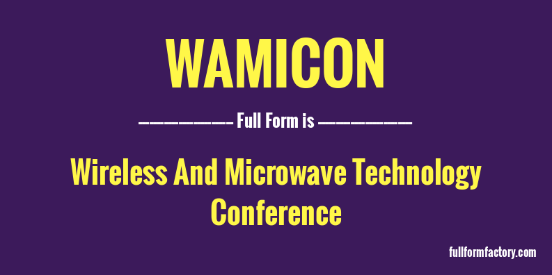 wamicon-full-form