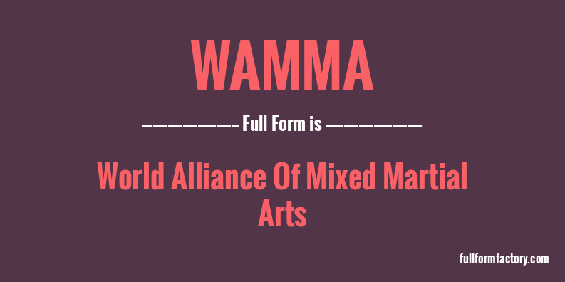 wamma-full-form