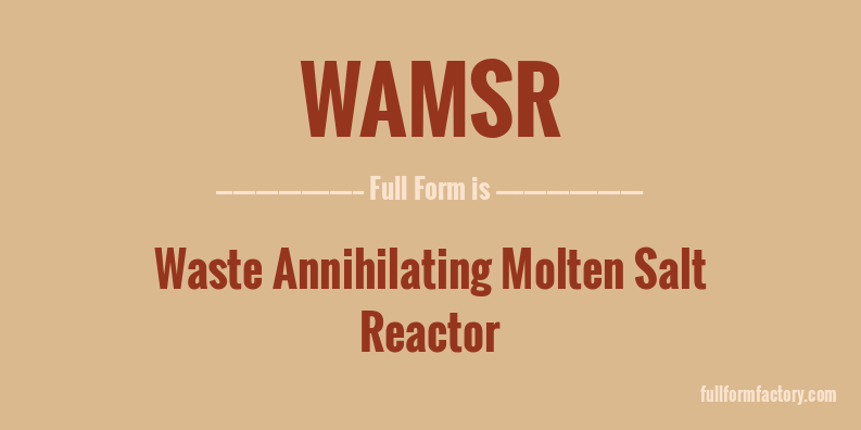 wamsr-full-form