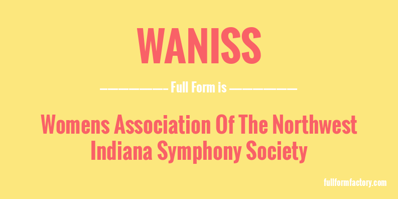 waniss-full-form