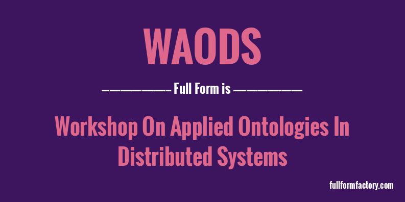 waods-full-form