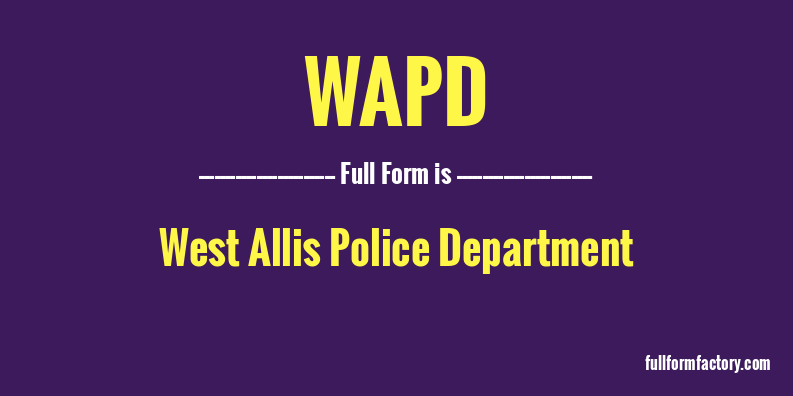 wapd-full-form