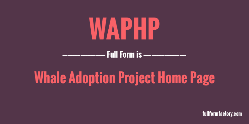 waphp-full-form